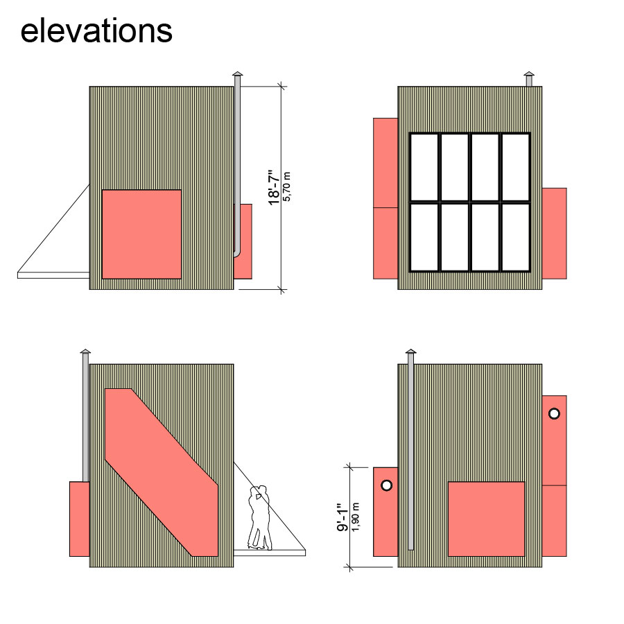 Small Flat Roof House Plans