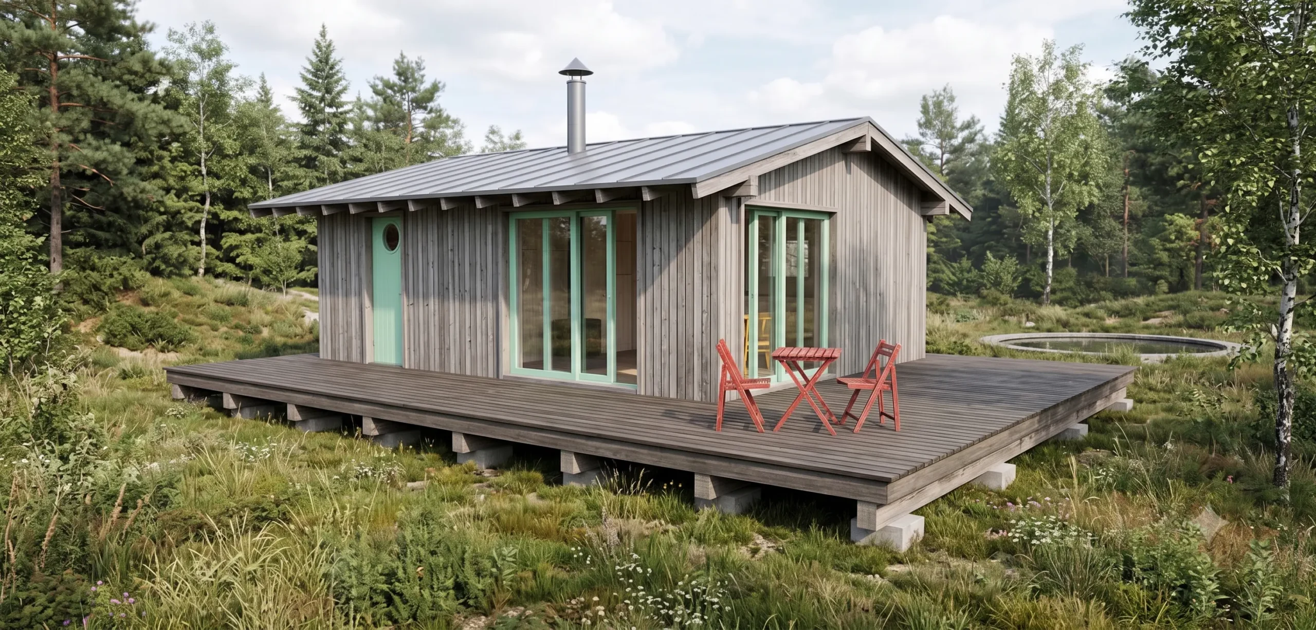 Modern Scandinavian Cabin Plans Solis - Image 4