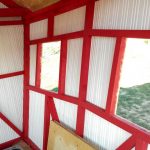 wall timber framework childrens playhouse