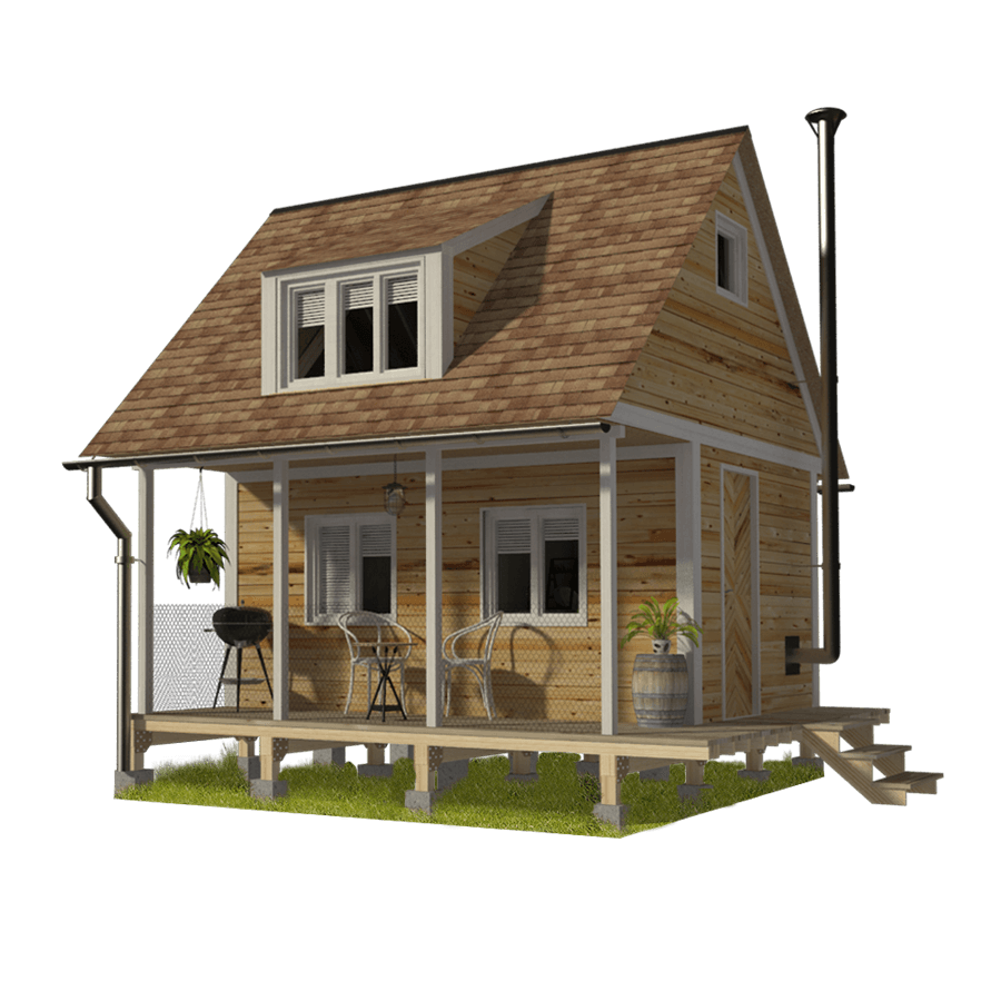 Cabin Plans with Loft Bedroom