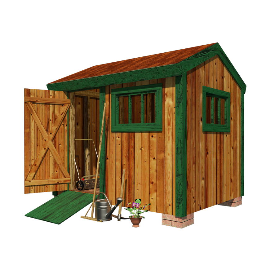 modern tool shed