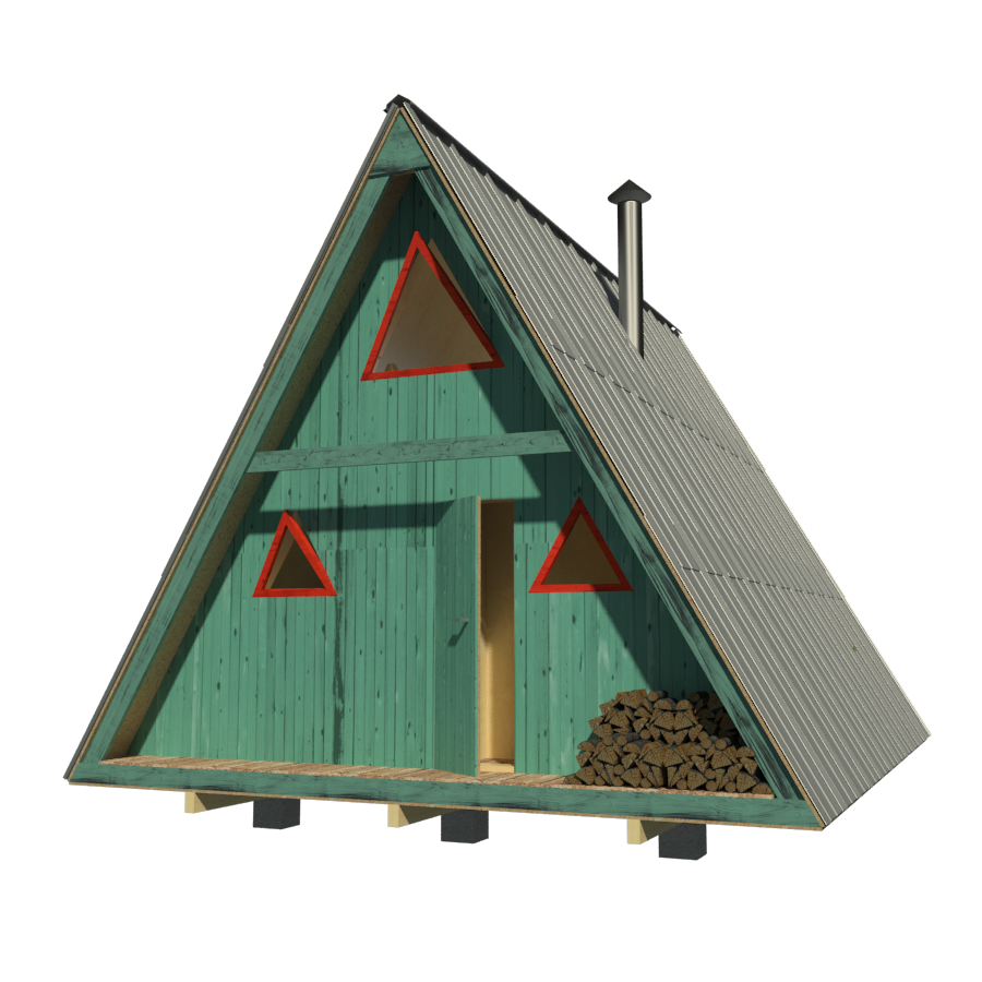  A Frame  Tiny House  Plans 