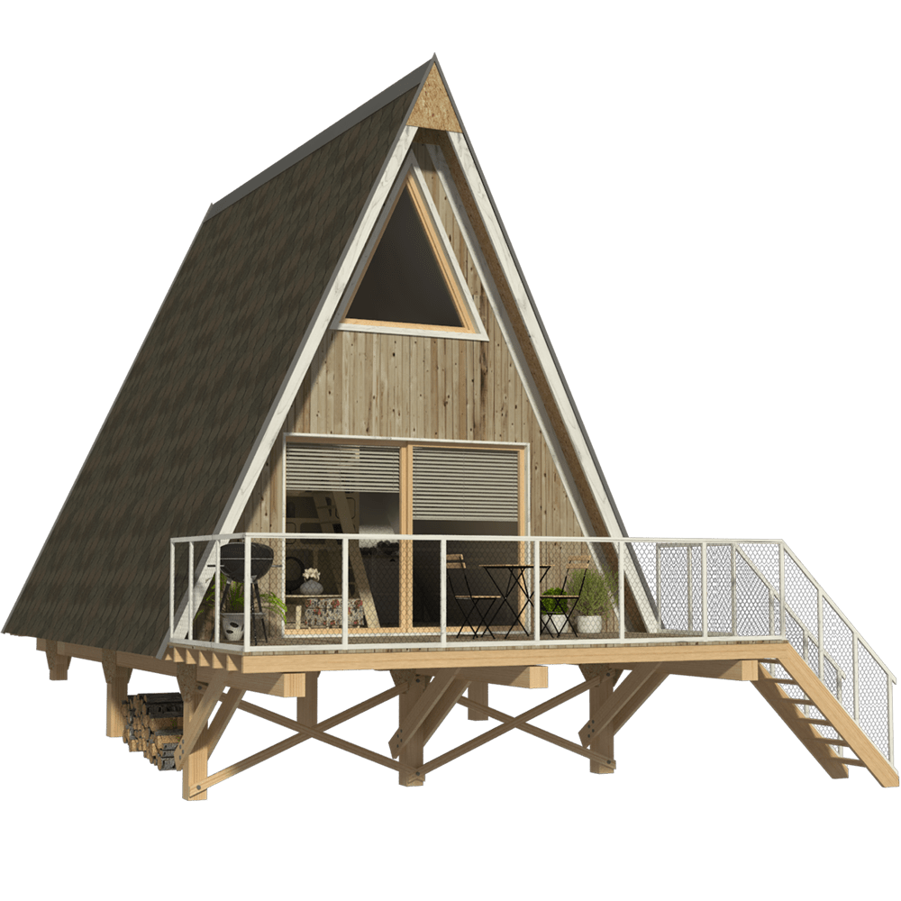 A Frame Cabin Plans With Loft A Frame Cabin Plans With Loft