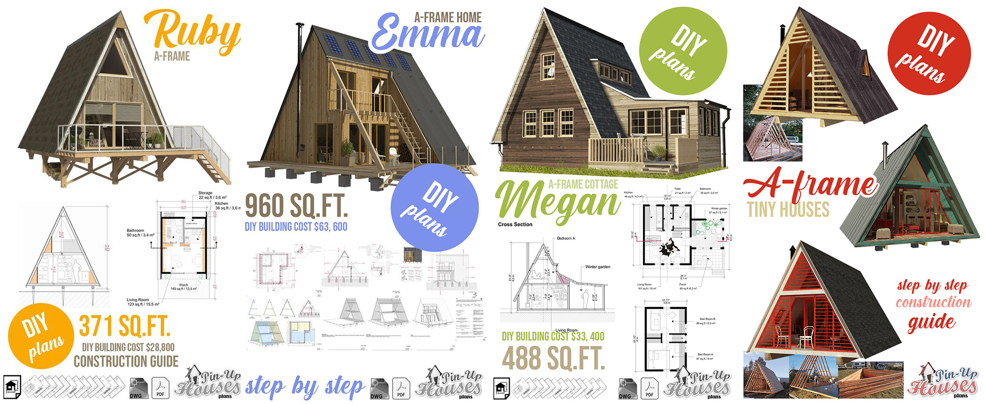 Small A-Frame House Plans