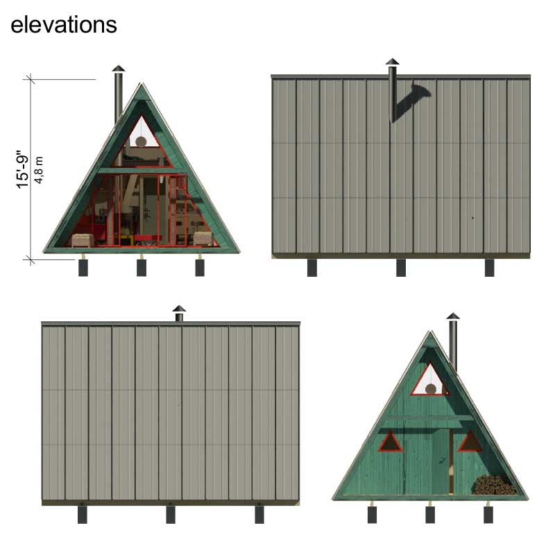 A Frame Tiny House Plans