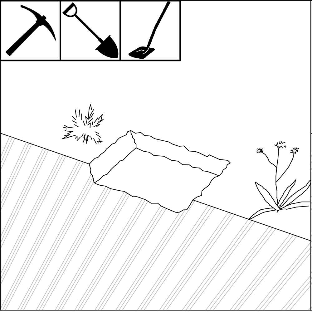 DIY tiny house foundations base