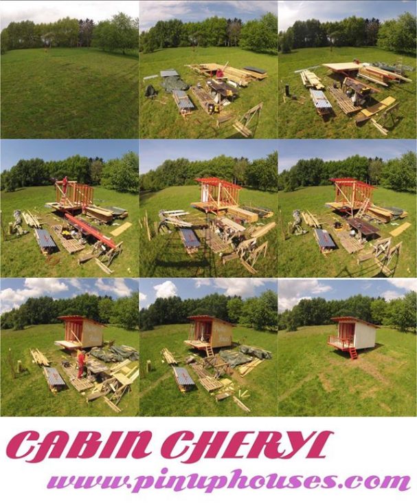cabin cheryl construction progress