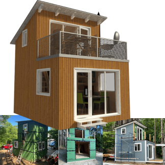 Contemporary Cabin Plans Yvonne