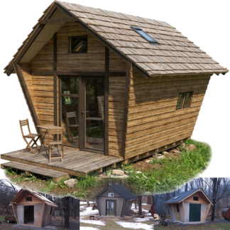 Pentagon Cabin Plans Ann