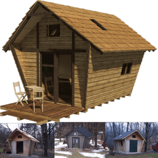 Pentagon Cabin Plans Ann