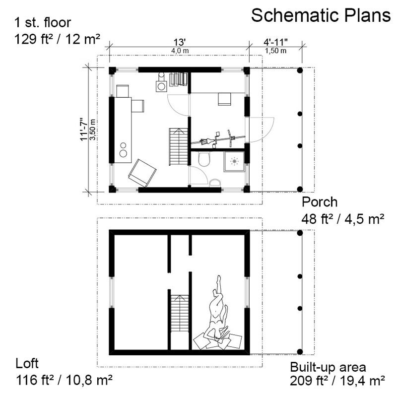 Small Country Cottage House Plans Small country cottage house plans typically feature cozy and charming designs with sloping roofs, large windows, and quaint porches. These cottage floor plans often include open living spaces, compact kitchens, and one or two bedrooms, making them perfect for a simple and comfortable lifestyle in a rural setting.