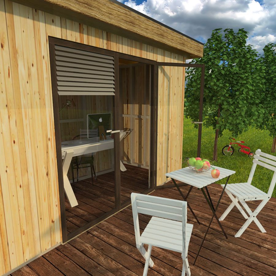 modern garden shed plans