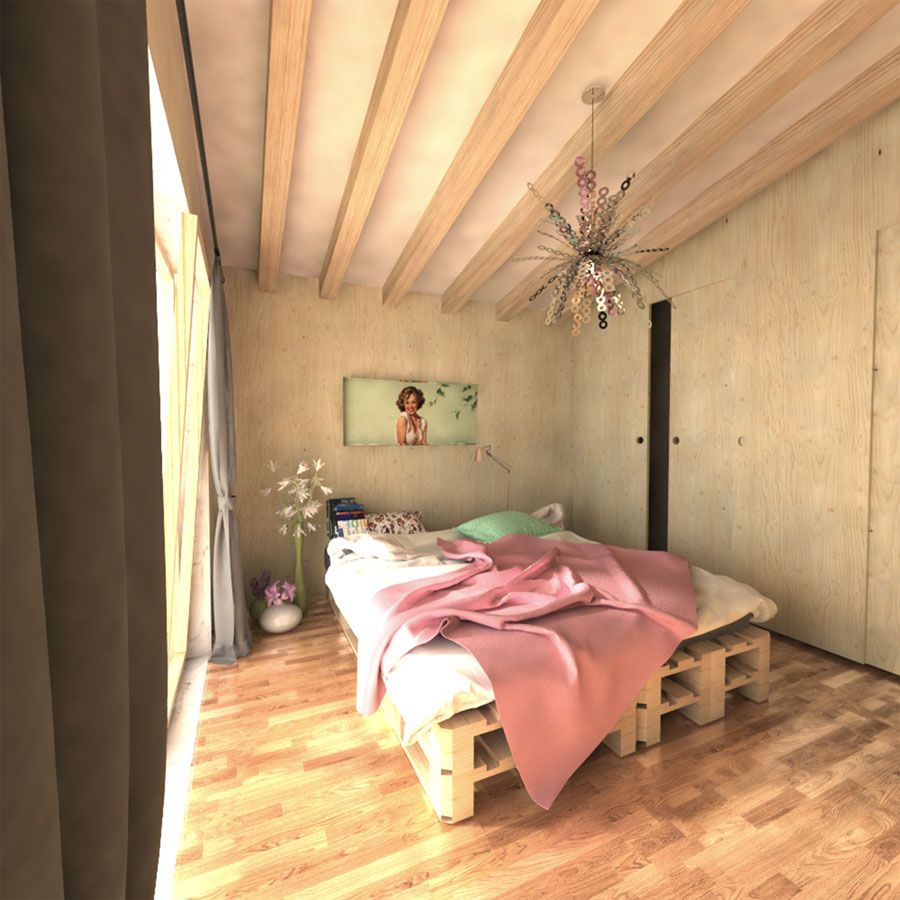 Expandable Small House Plans - Small Homes, Cabins, Pin-Up 
