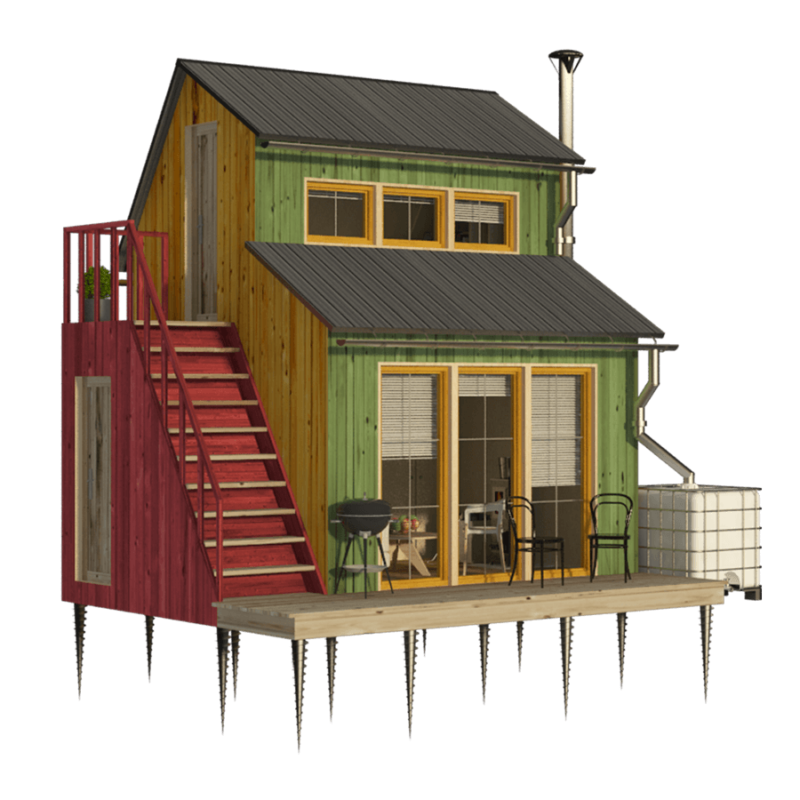  Garden  Hut Plans 