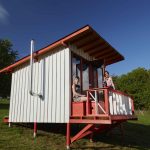 DIY cabin with porch