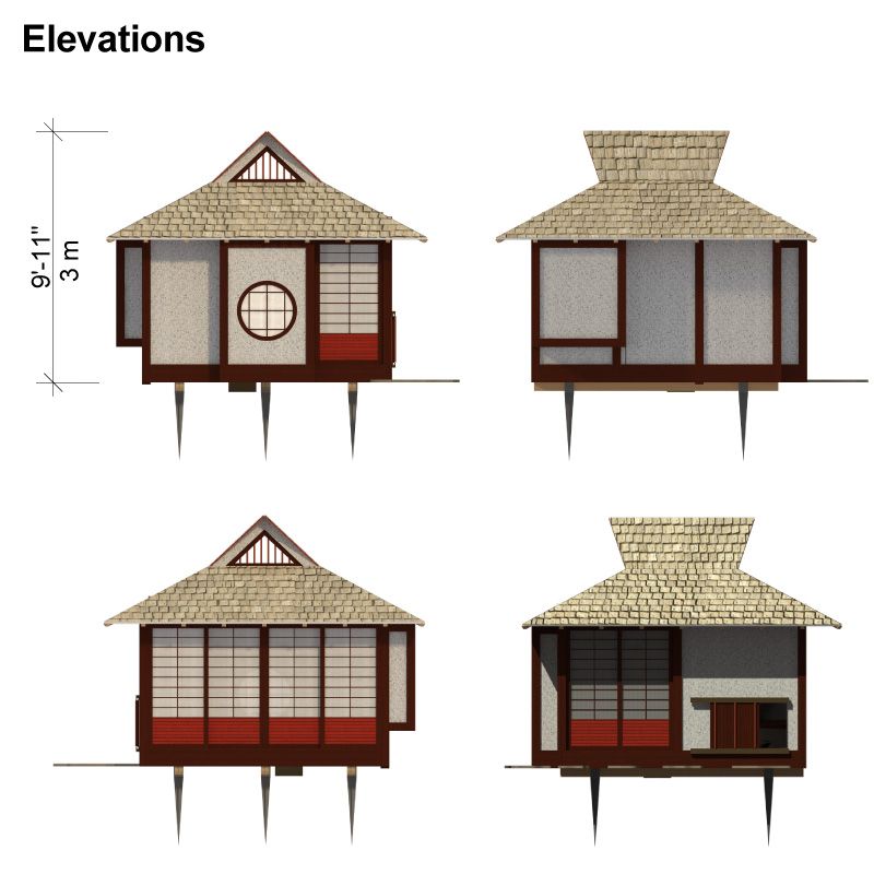 Japanese Tea House Plans