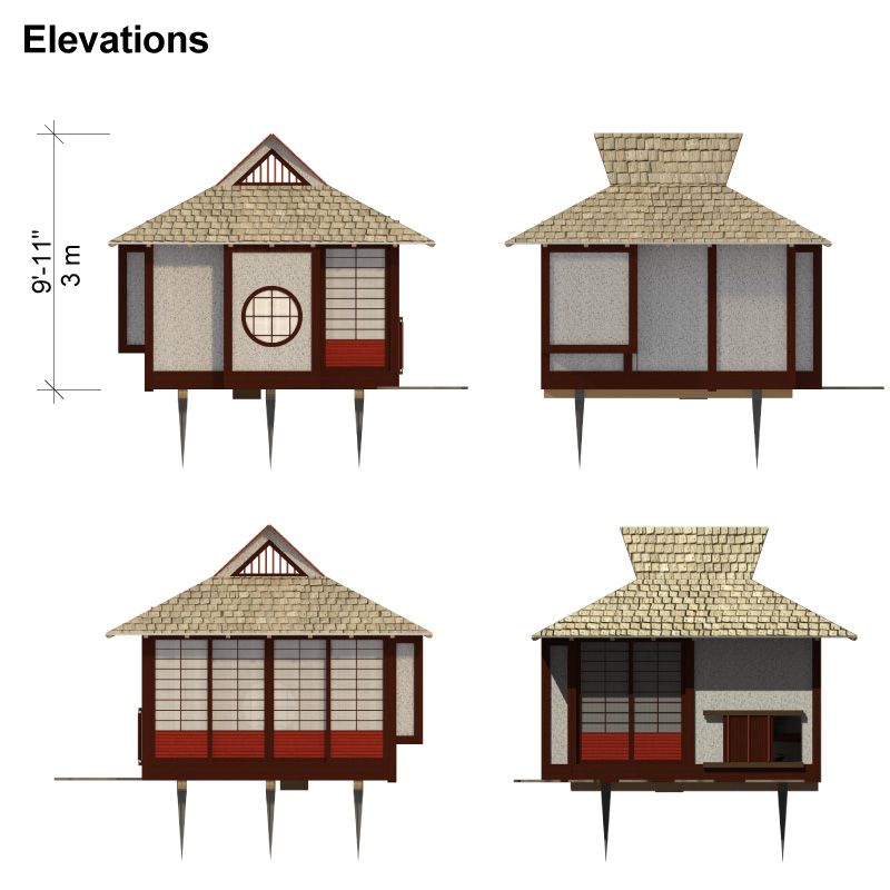 Japanese Tea House Plans Japanese Tea House Plans