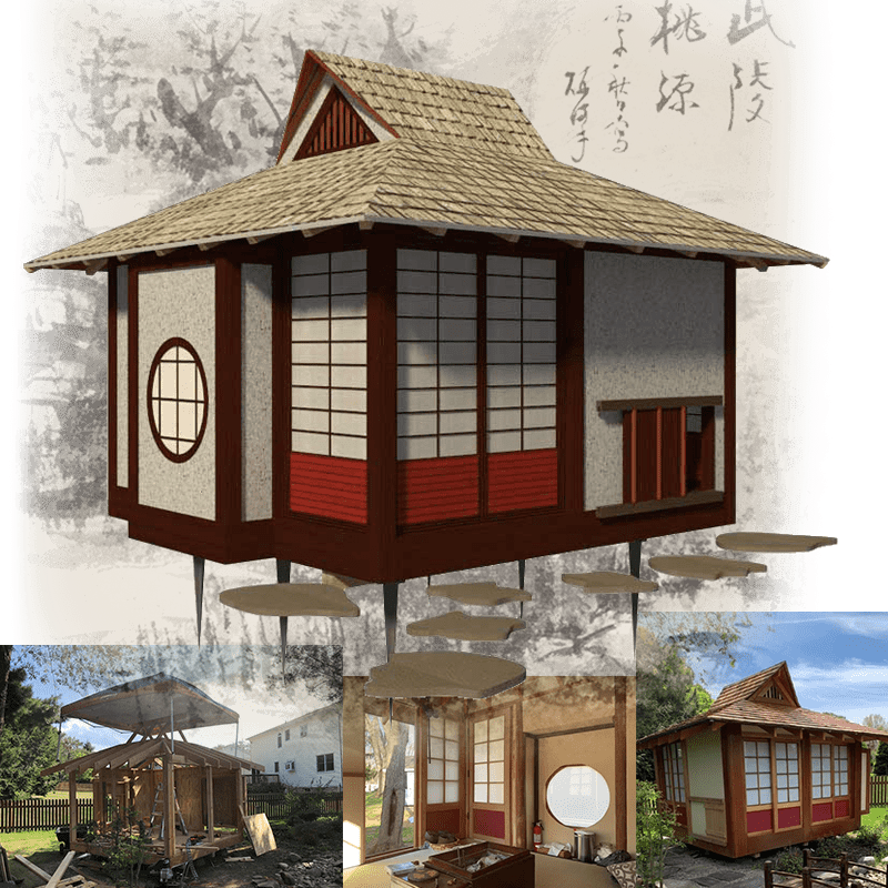 Japanese Tea House Plans, Japanese Tea House Plans Designs