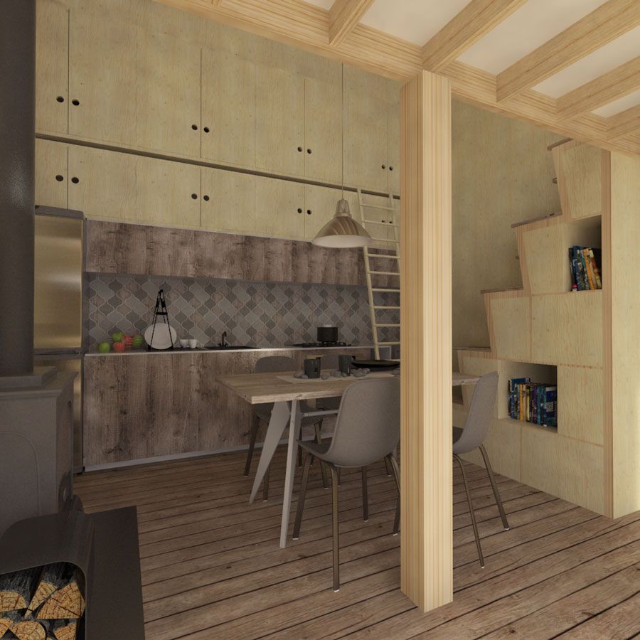 Wood Cabin Plans Helen - Image 8