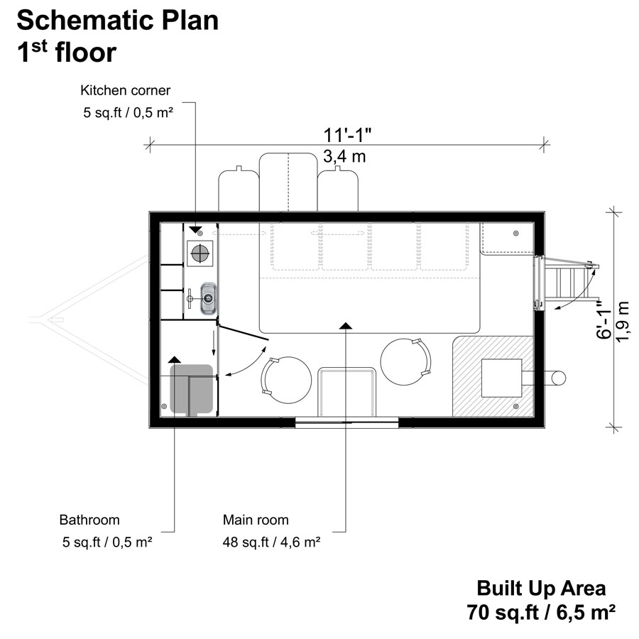 Magenta Tiny House Plans