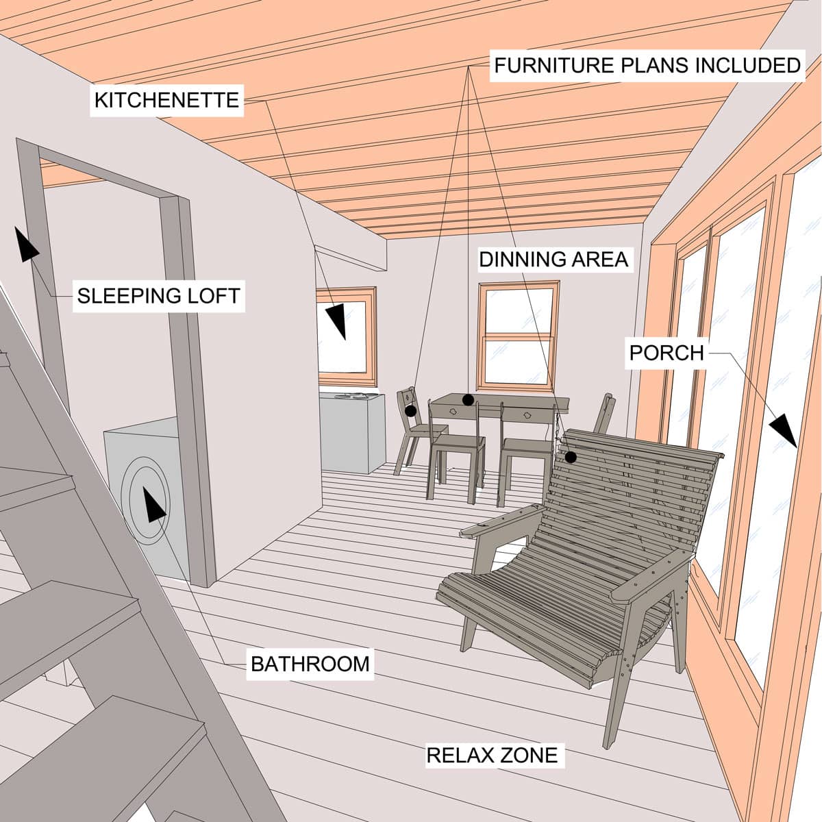 Modern Cabin Plans Victoria - Image 3