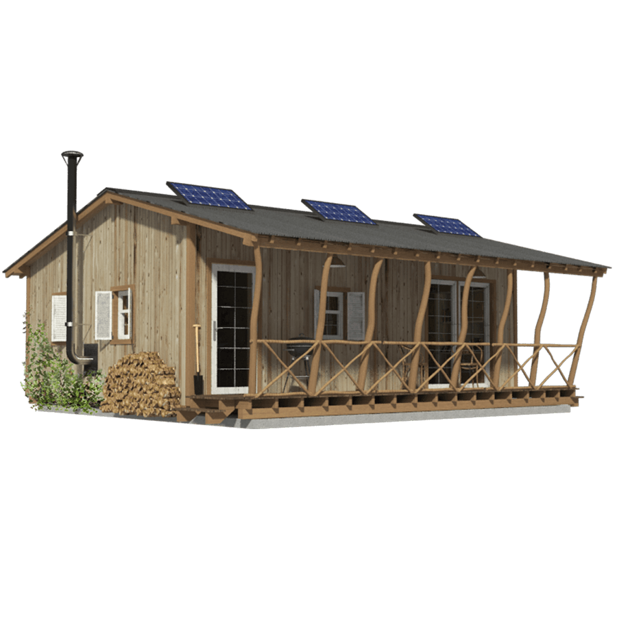 One Room Cabin Plans
