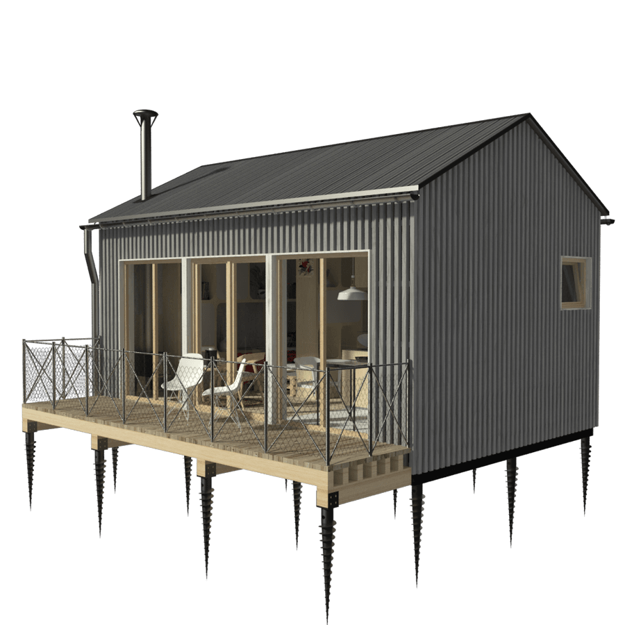 One Room Cottage Plans