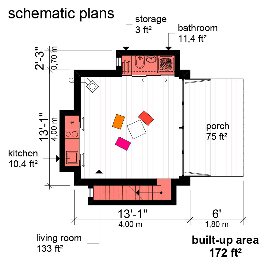 Small Flat Roof House Plans Small Flat Roof House Plans
