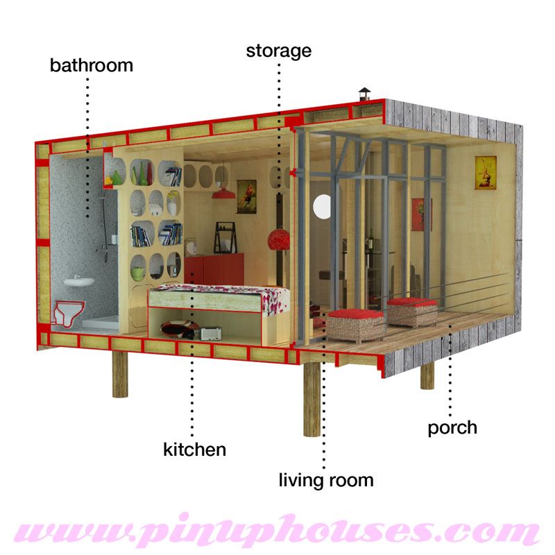 pin up houses tiny house floor plans