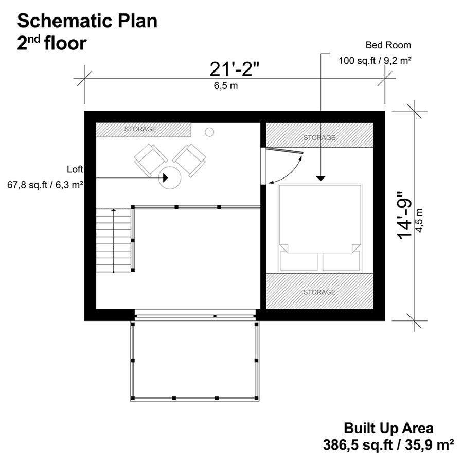 Modern Cabin Plans Ella - Image 11