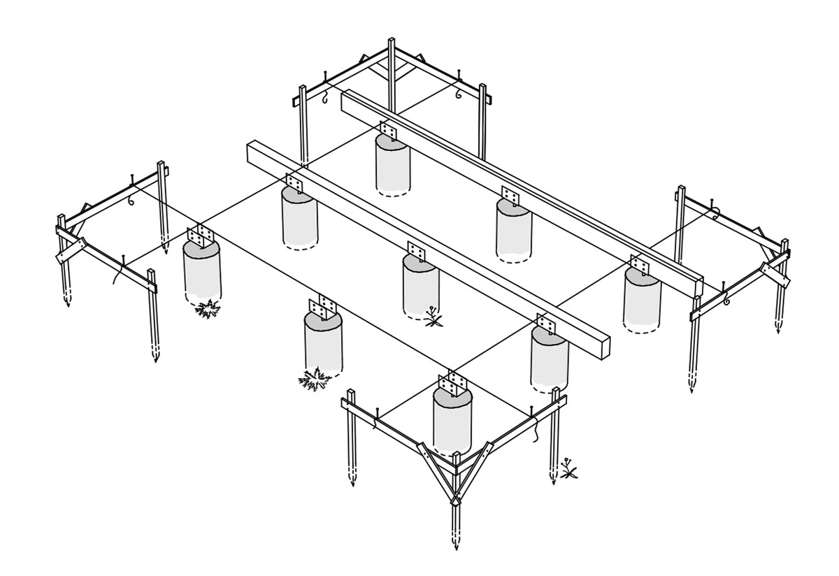 How to Set Out Small House Foundation Foundation Construction Types