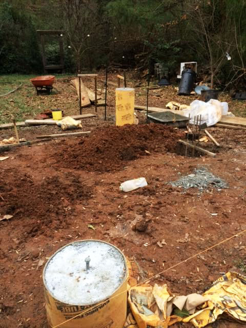 how to build tiny house foundations piers