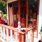 garden shed with roofed porch