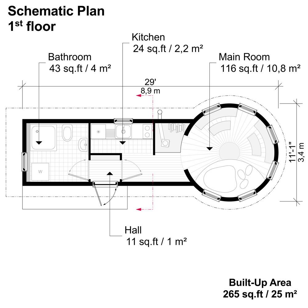 Small Budget House Plans Zoe - Image 3