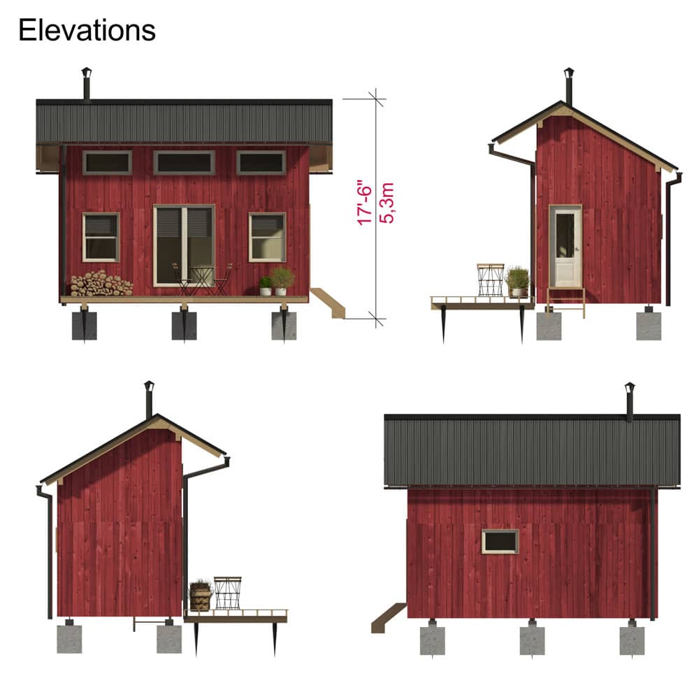 Small Cabin Home Plans Emerson, image size:1000x1000