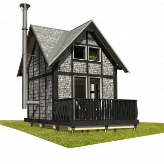 Small Cottage Plans with Loft Frances