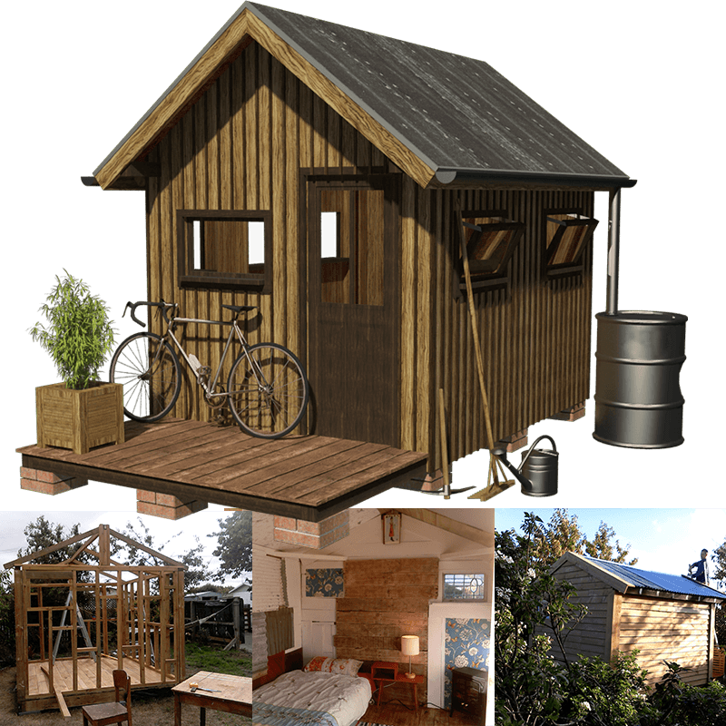 8x12 modern shed build from icreatables shed plans - youtube