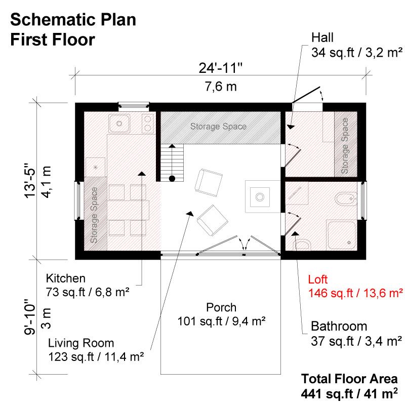  Two  Bedroom  Modern House  Plans 