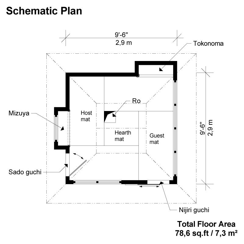 tea house floor plans