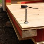 prefab floor threaded rod floor joint