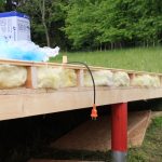 timber floor wool thermal insulation detail