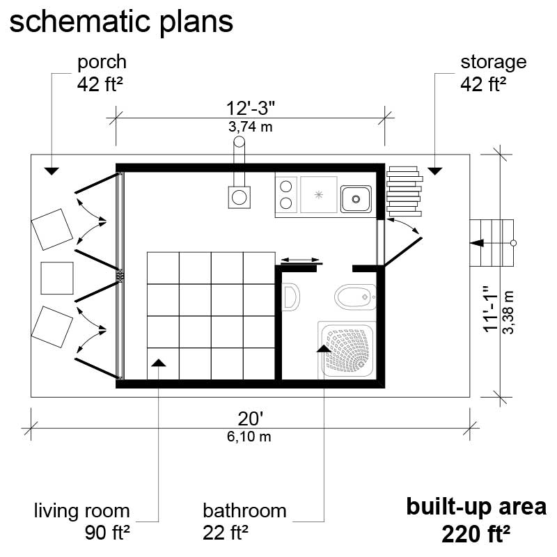 2 3 Bedroom Tiny House Plans Roundup