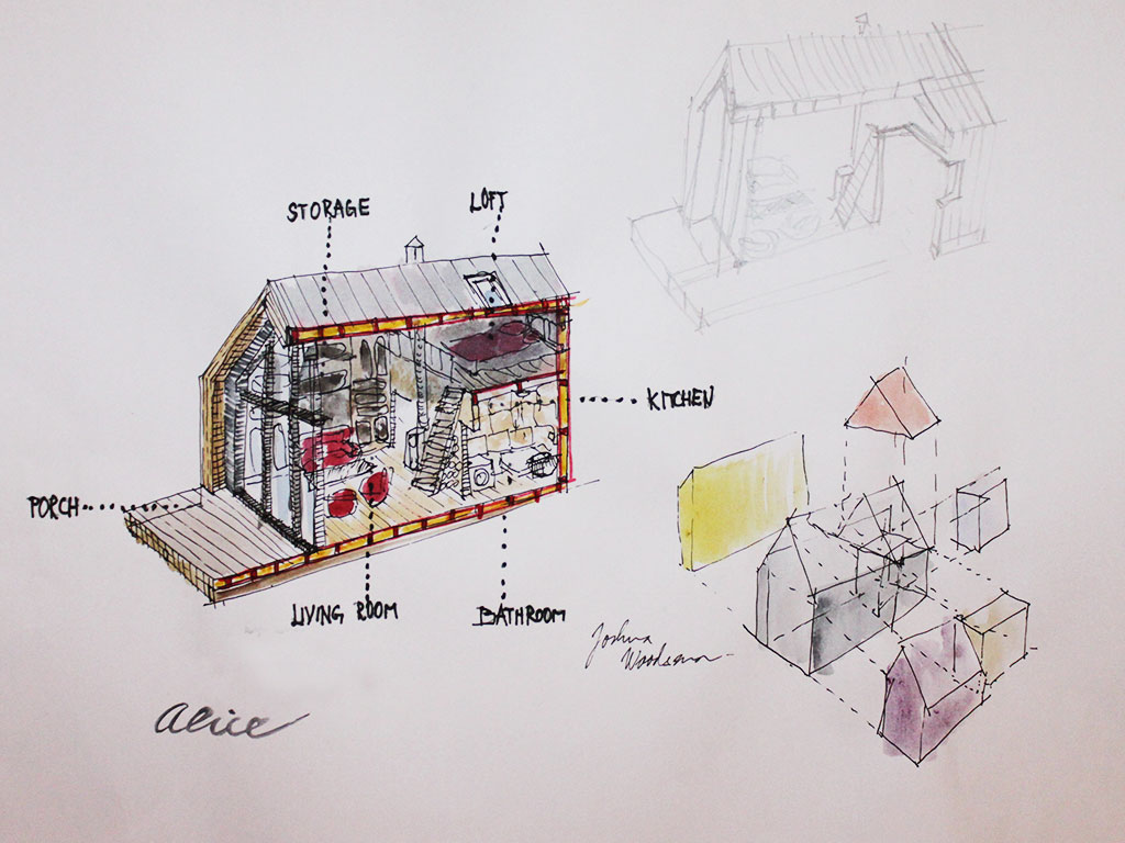 Tiny Houses Design Process - Small Wooden House Plans 
