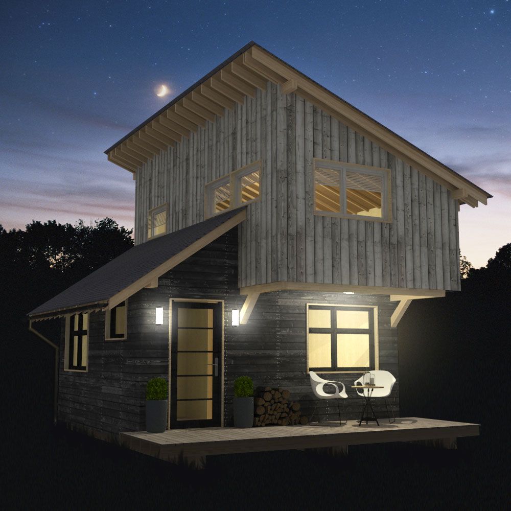 Two Storey Cabin Plans Kathy - Image 2