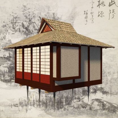 Japanese Tea House Plans, Tea House Design Plans