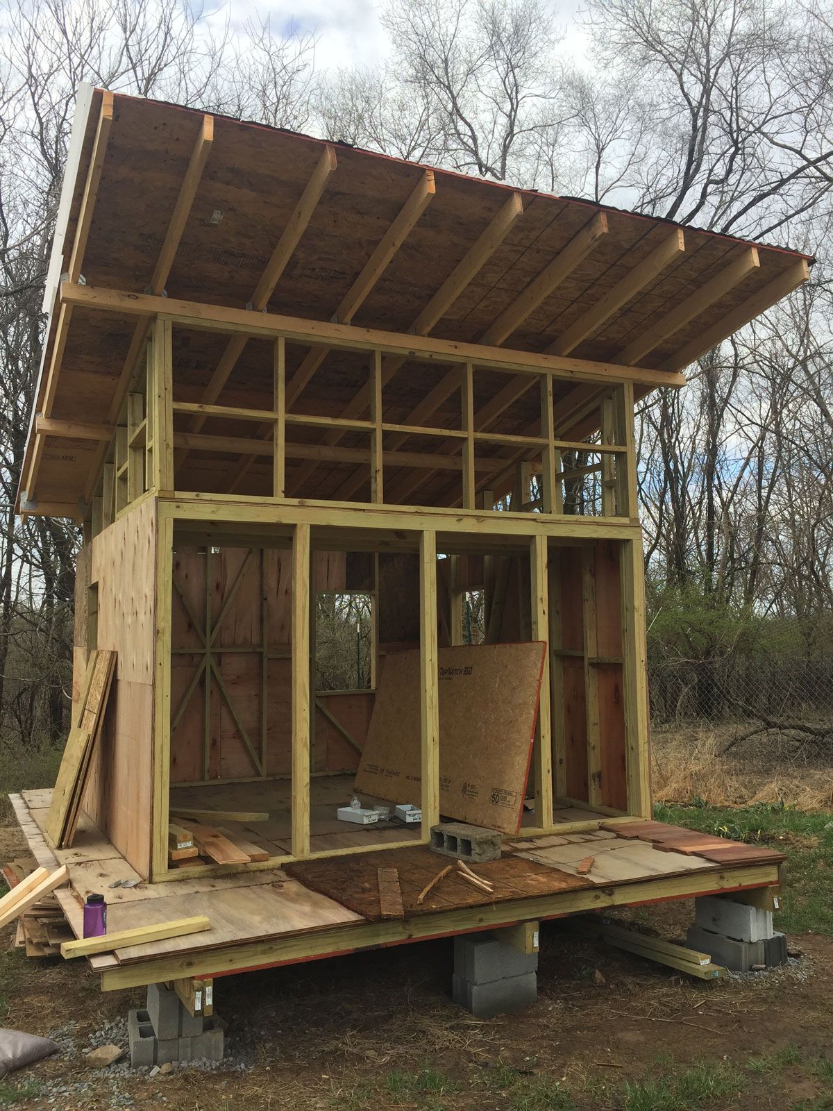 Shed loft construction
 