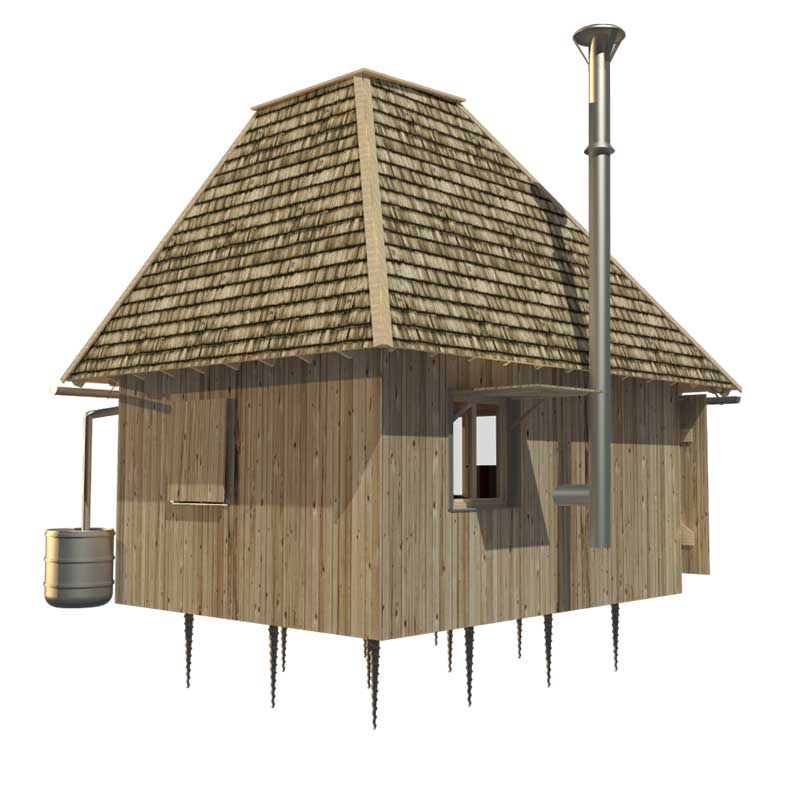 Wood Cabin Plans Aiko